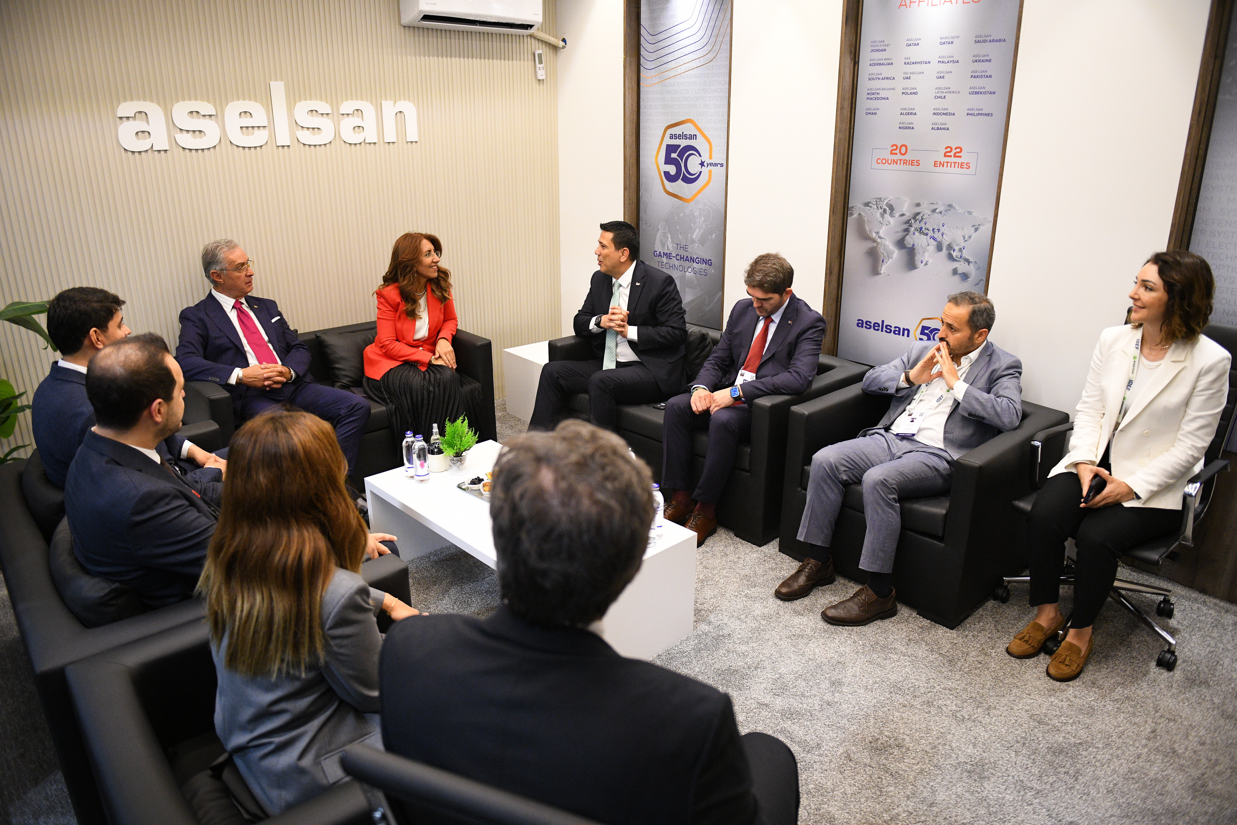 Teknopark Istanbul General Manager Prof. Dr. Abdurrahman Akyol met with ASELSAN Independent Board Members Mr. Göksel Sevindik and Ms. Ebru Tümer and visited the ASELSAN stand.